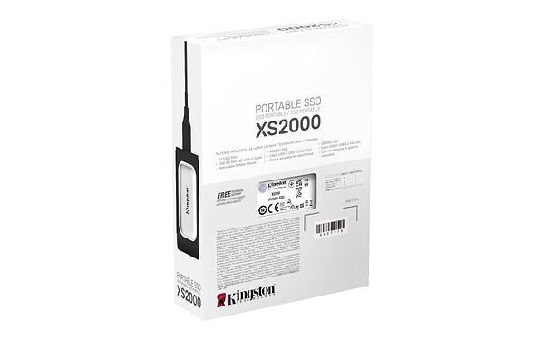 Фото - SSD-накопичувач зовнішній Kingston XS2000 1TB USB 3.2 Type-C 2x2 IP55 3D NAND (SXS2000/1000G)