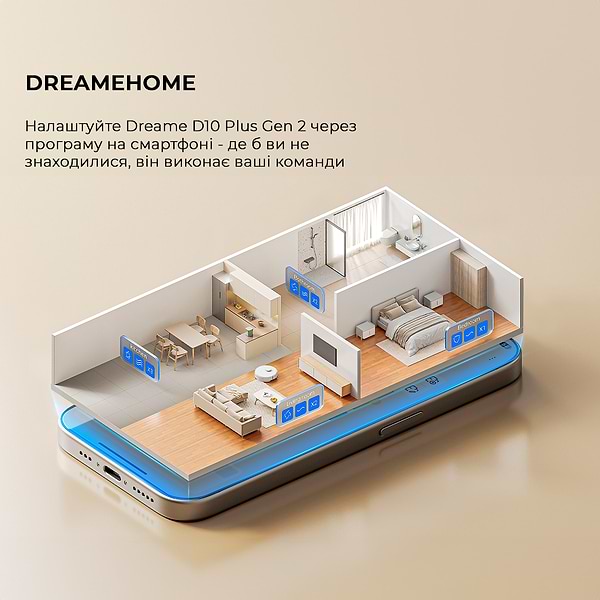 Фото - Робот-пылесос моющий Dreame D10 Plus Gen 2 White (RLD32GD)