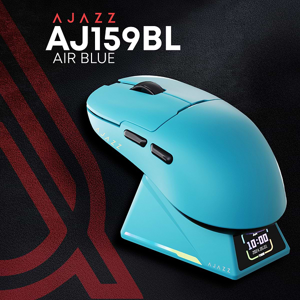 Фото - Мышь беспроводная игровая Ajazz AJ159 APEX Blue (AJM159-A-BLUE)