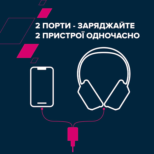 Фото - Мережевий зарядний пристрій Canyon CU20AC GaN 20W 1xPD 1xQC White (CNS-CUW20AC)