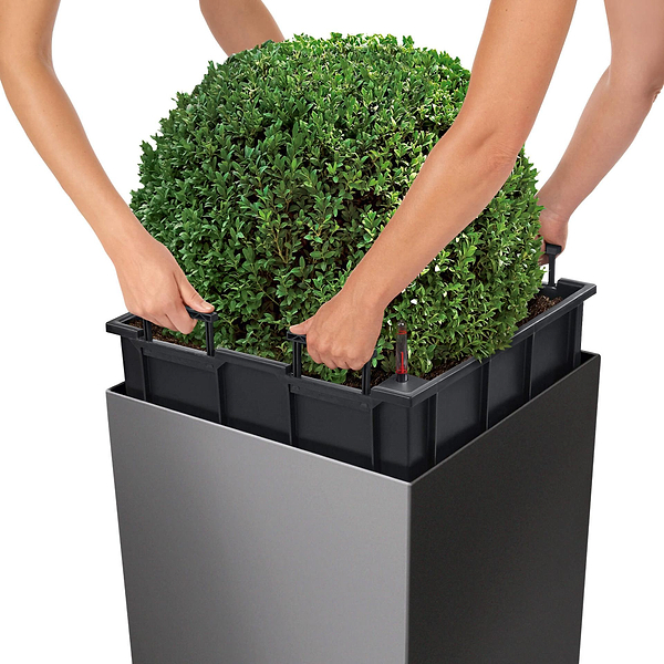 Фото - Вазон Lechuza CUBE 50/50/50 Premium Білий 16560