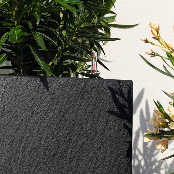 Фото - Вазон Lechuza Canto Slatestone Low  30 темно-сірий 15931