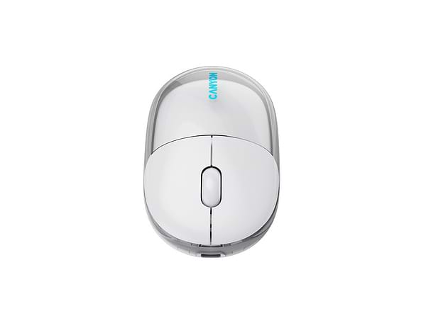 Фото - Мышь беспроводная Canyon OnClick 24 Dual-mode Silent Transparent/White (CNS-CMSW24W)