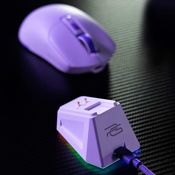 Фото - Мышь беспроводная игровая Proove Gaming Rate Pro with Charging Dock white (WMRPCD022002)