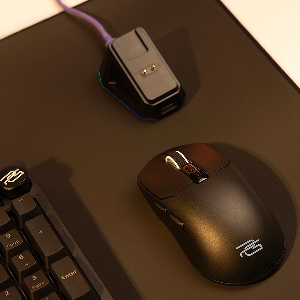 Фото - Миша бездротова ігрова Proove Gaming Rate Pro with Charging Dock black (WMRPCD022001)