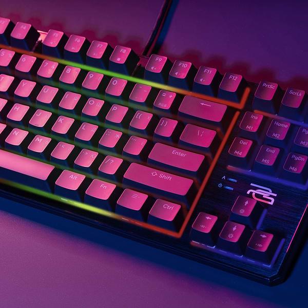 Фото - Клавіатура дротова ігрова Proove Gaming Everfrost (Ukraine Layout) Black (CKEV00000401)