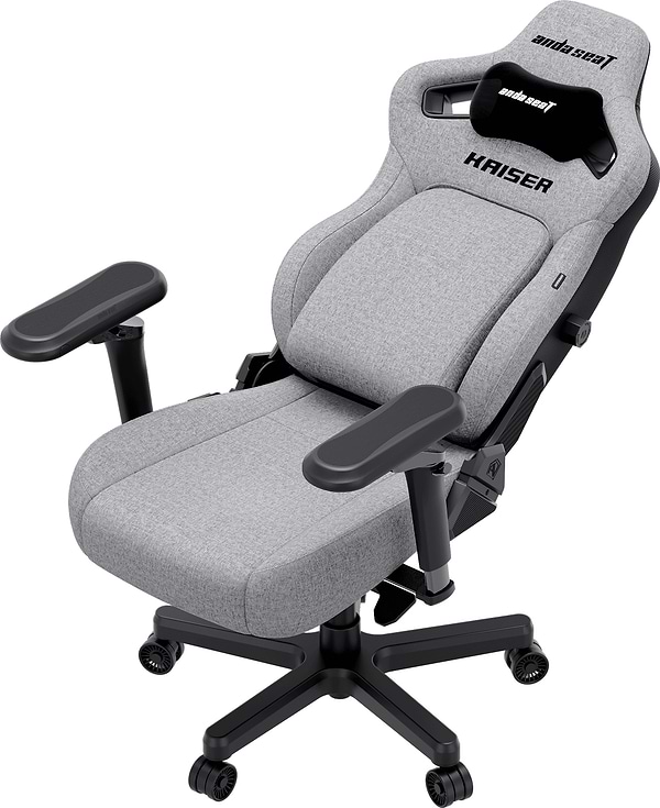 Фото - Крісло для геймерів Anda Seat Kaiser 4 V2 Size XL Gray Fabric (AD12YDDC-XLL-20-G-CF-03)