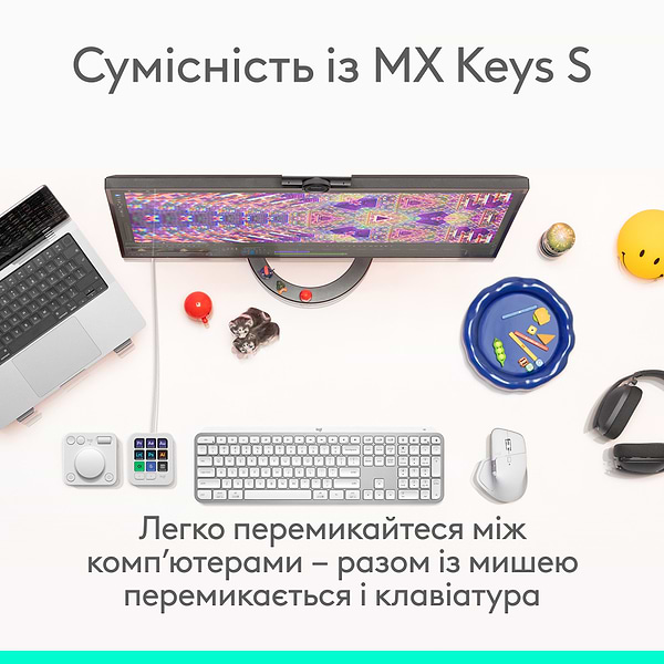 Фото - Мышь беспроводная Logitech MX Master 4 Performance Pale Grey (910-007563)