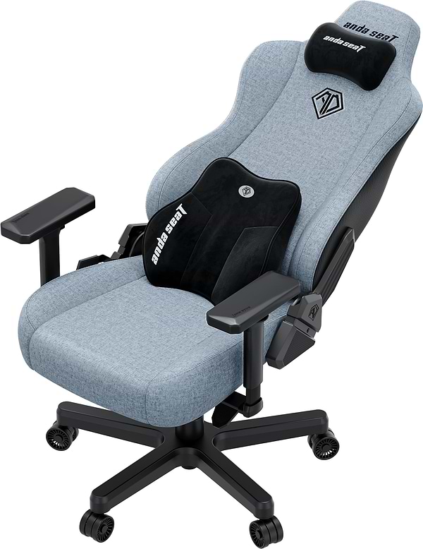 Фото - Крісло для геймерів Anda Seat Kaiser 3E XL Gray Blue Fabric (AD23YC-XL-09-T-CF-T01)