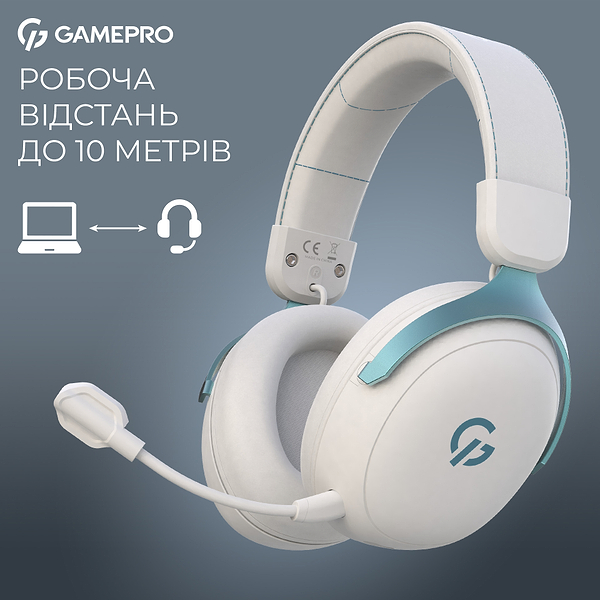 Фото - Гарнитура беспроводная игровая GamePro Asgard Freya Pro (HSW201WB)