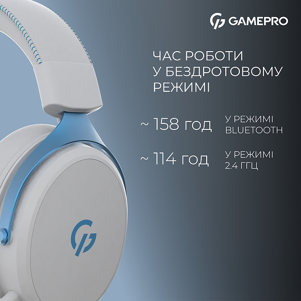 Фото - Гарнитура беспроводная игровая GamePro Asgard Skadi (HSW191WB)