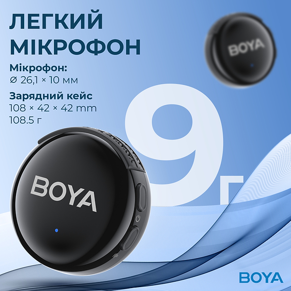 Фото - Микрофон для смартфона Boya LINK 3-01 Type-C/TRS/Lightning Black