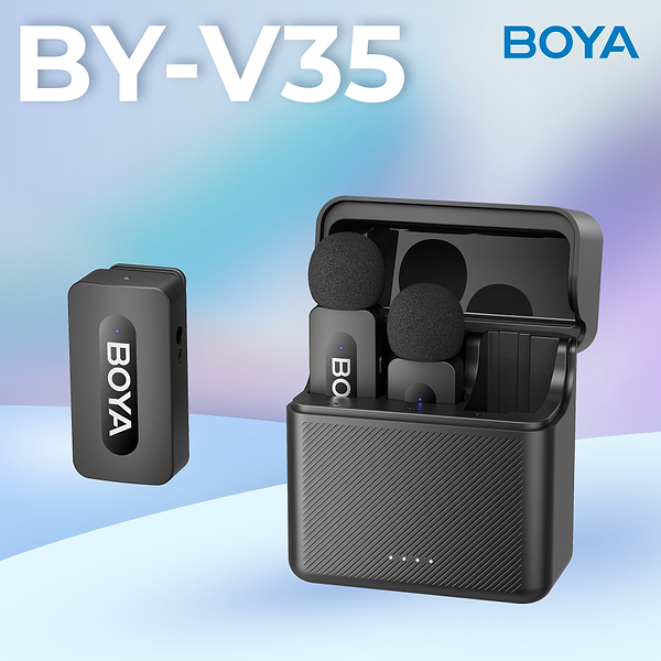 Фото - Микрофон для смартфона Boya BY-V35 TRS for camera Black