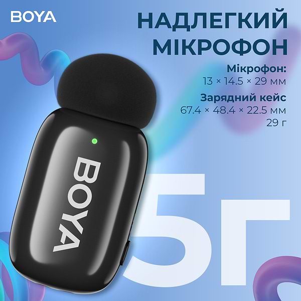 Фото - Мікрофон для смартфона Boya mini-14 Type-C Black