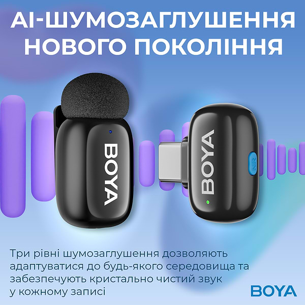 Фото - Мікрофон для смартфона Boya mini-23 Type-C Black