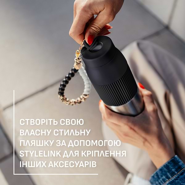 Фото - Термопляшка Tefal N2193110 BeYou Twist Screw Lid 0,7 л чорна