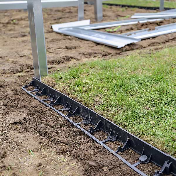 Фото - Бордюр садовый BRADAS 58х1000 мм RIM-BORD черный (OBRB58)