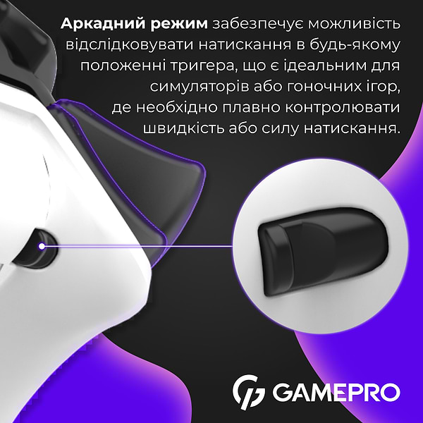 Фото - Геймпад GamePro GPS20W White