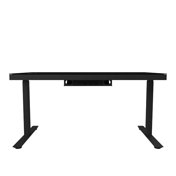 Фото - Стіл комп'ютерний Lorgar PRO 80G Glass Black (LRG-DP80G)