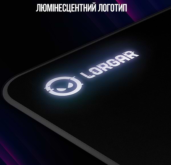 Фото - Килимок для миші ігровий Lorgar Legacer 753 360x300 Black (LRG-CMP753)
