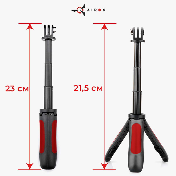 Фото - Экшн-камера AIRON 12 в 1 ProCam 7 Black с аксессуарами