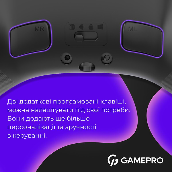 Фото - Геймпад GamePro GPX13BDOC BT Black