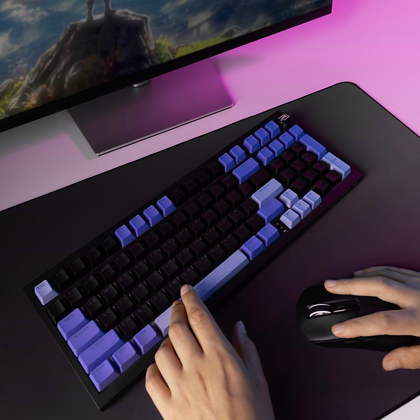 Фото - Клавіатура бездротова ігрова Proove Gaming Slicker Special Edition (Ukraine Layout) black/purple (WKSLSE022401)