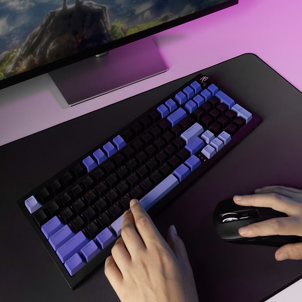 Фото - Клавіатура бездротова ігрова Proove Gaming Slicker Pro  (Ukraine Layout) Black/Purple (WKSLP0022416)