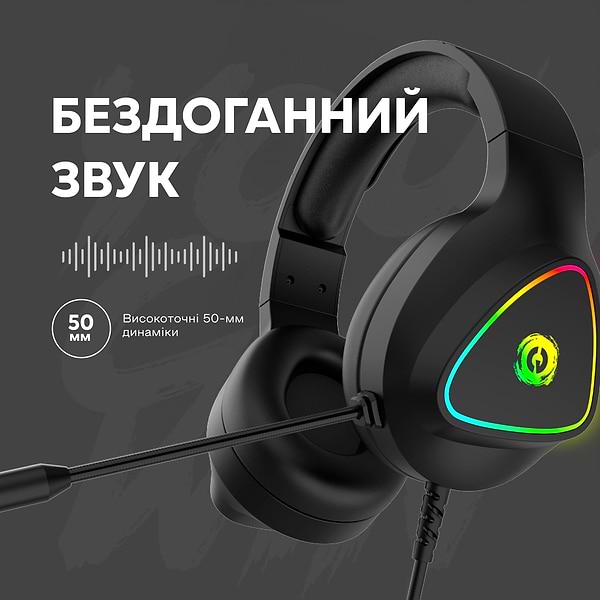 Фото - Гарнітура дротова ігрова Canyon CND-SGHS6B Black