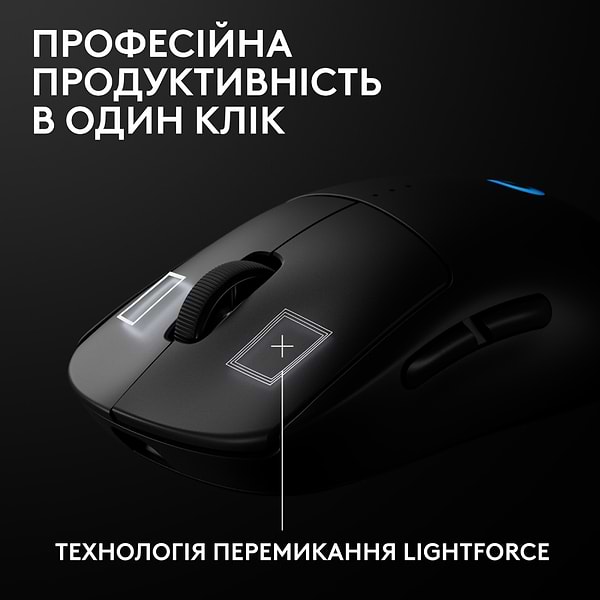 Фото - Мышь беспроводная игровая Logitech G PRO 2 LightSpeed Wireless Gaming Mouse Black (910-007295)