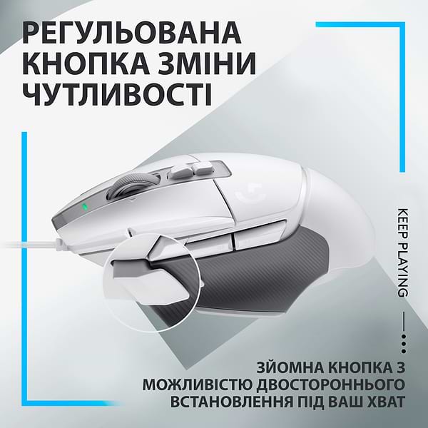 Фото - Мышь проводная игровая Logitech G502 X USB White (910-006146)