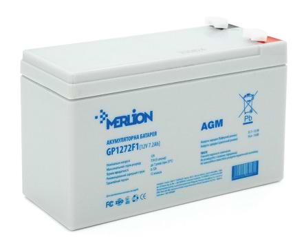 Аккумулятор для ИБП Merlion 12V 7,2 Ah (GP1272F1)