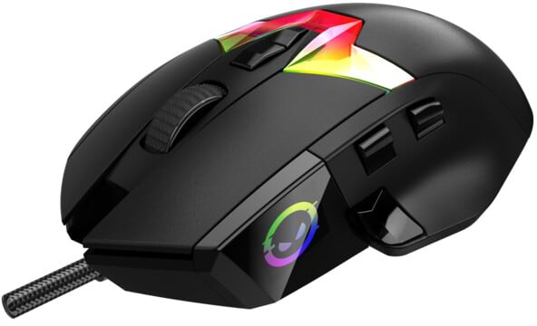 Фото - Мышь проводная игровая Lorgar MSP80 Wired Gaming Mouse Pro Black (LRG-MSP80-BK)