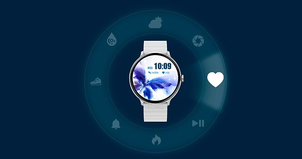 Фото - Смарт-часы Canyon Jacky SW-69 Green Orange (CNS-SW69BG)