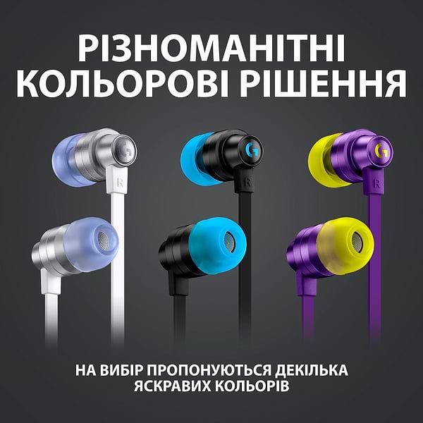 Фото - Навушники вкладиші дротові Logitech G333 Black (981-000924)