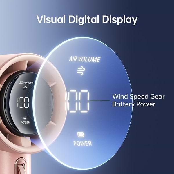 Фото - Вентилятор портативний Jisulife Handheld Fan Pro1 Pink