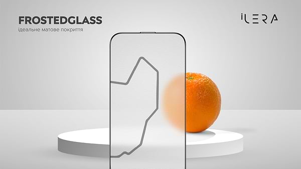 Фото - Захисне скло для смартфону ILera FrostedGlass 2.0 for iPhone 17 Pro (iLFrGl17Pr)