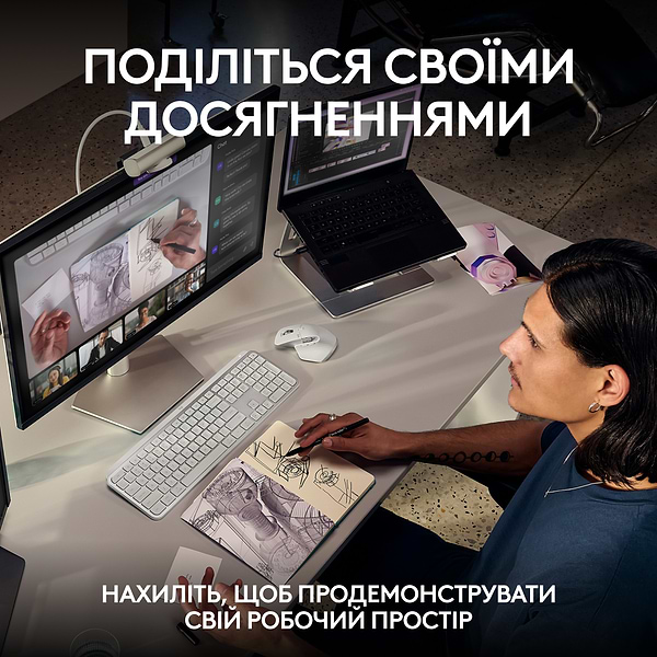 Фото - Веб-камера для комп'ютера Logitech MX Brio 4K Graphite (960-001559)