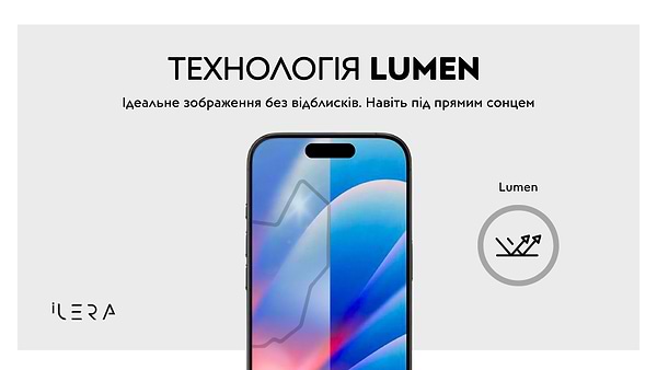 Фото - Защитное стекло для смартфона ILera Sapphire Ultra Glass 2.0 for iPhone 17 (ILSPDLPL17)