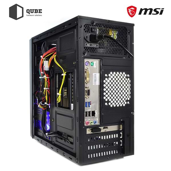 Фото - Системний блок QUBE QB Athlon 3000G RX 550 4GB 82 (Athlon3000GRX 5504GB82)