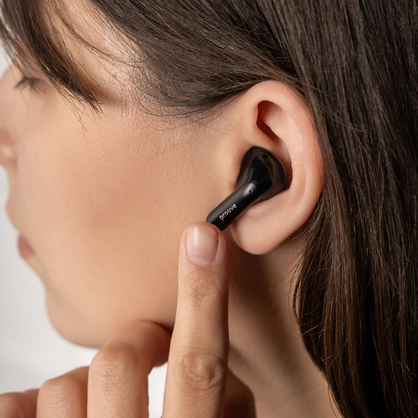 Фото - Наушники вкладыши беспроводные TWS Proove Logic TWS (APP) obsidian black (TWLG0001AP15)