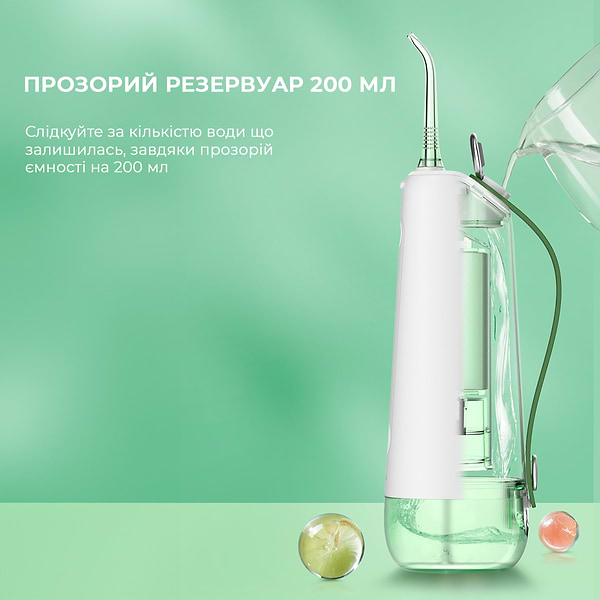 Фото - Іригатор Oclean W10 Green New-2 Nozzles (6970810555745)