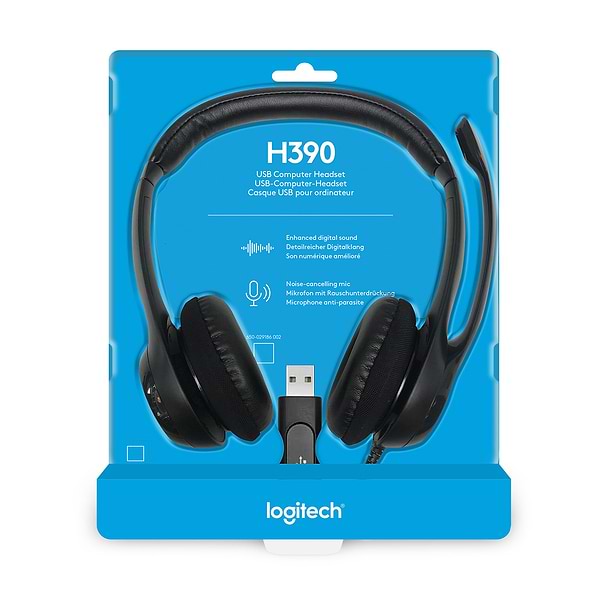 Фото - Гарнитура проводная Logitech H390 (981-000406)