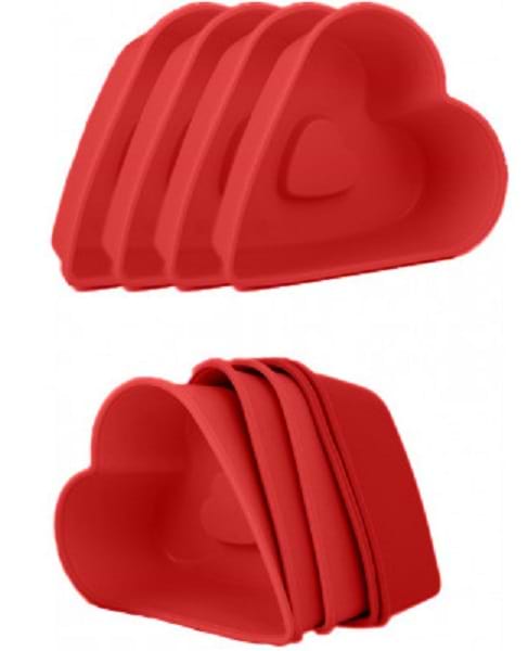 Форма для приготування Baltali Silikon Серце 9 шт. 7см (45074) - Фото 1