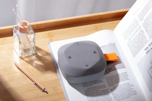 Фото - Портативна акустика Canyon HEXAGON 10 TWS 8W IPX5 Grey Orange (CNE-CBTSP10GO)