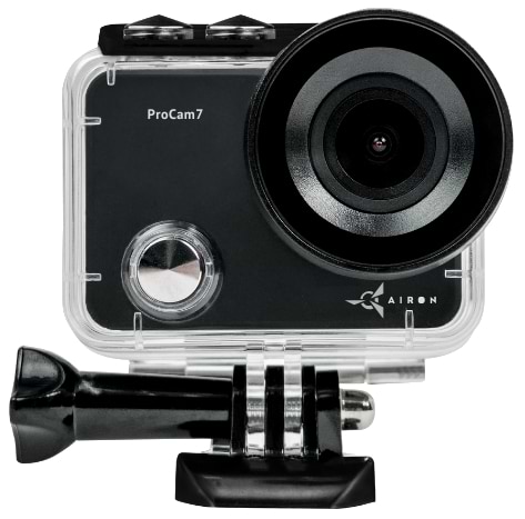Екшн-камера AIRON ProCam 7 Black набір (для тактичних шоломів) - Фото 1