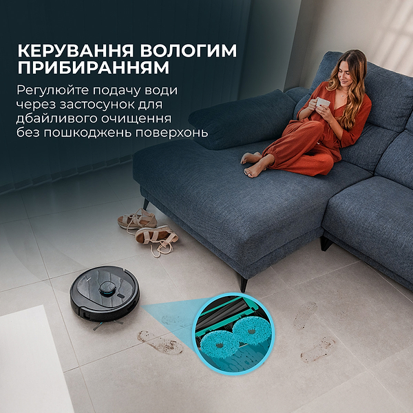Фото - Робот-пилосос миючий Cecotec Conga 9590 Spin Revolution Ultra Power Home (A01_EU01_100146)