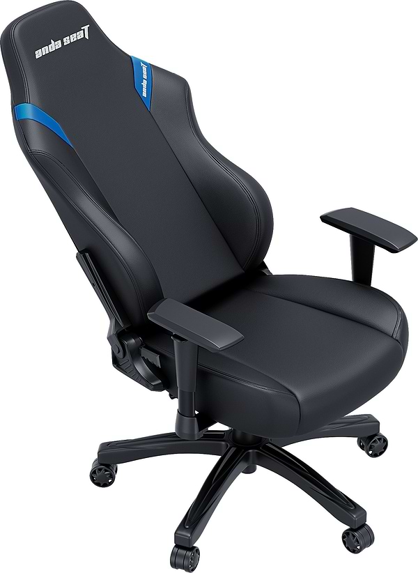 Фото - Кресло для геймеров Anda Seat Luna Size L Black/Blue PVC (AD18-44-BS-PV)