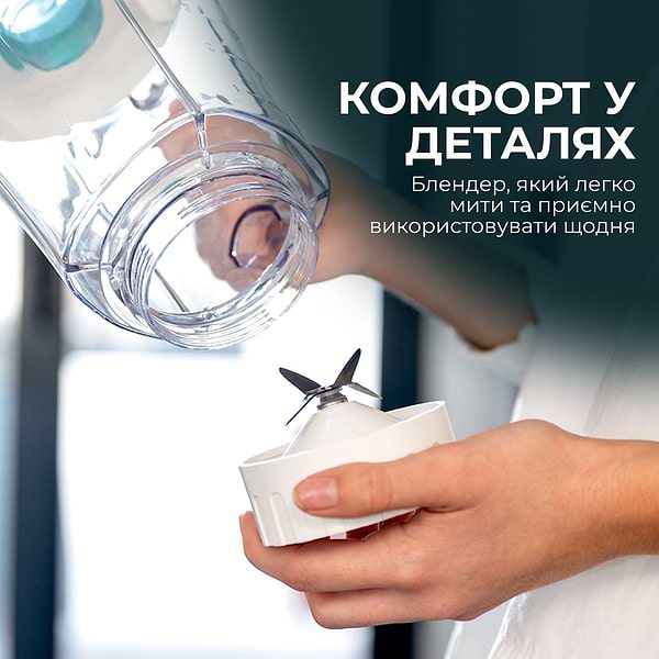 Фото - Блендер стаціонарний Cecotec Power Black Titanium 1300MAX White (CCTC-03920)