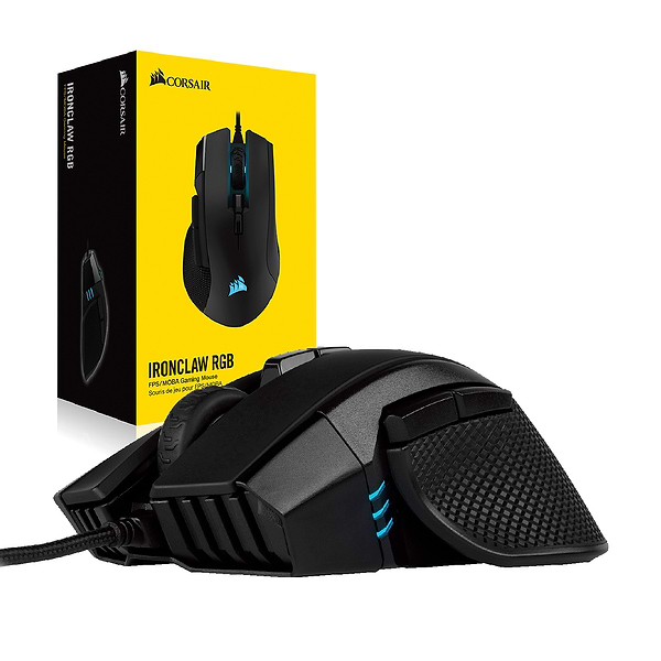 Фото - Мышь проводная игровая Corsair Ironclaw RGB Black (CH-9307011-EU) USB